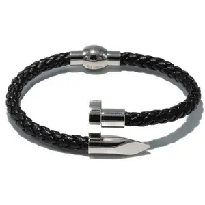 Leather Nail Bracelet