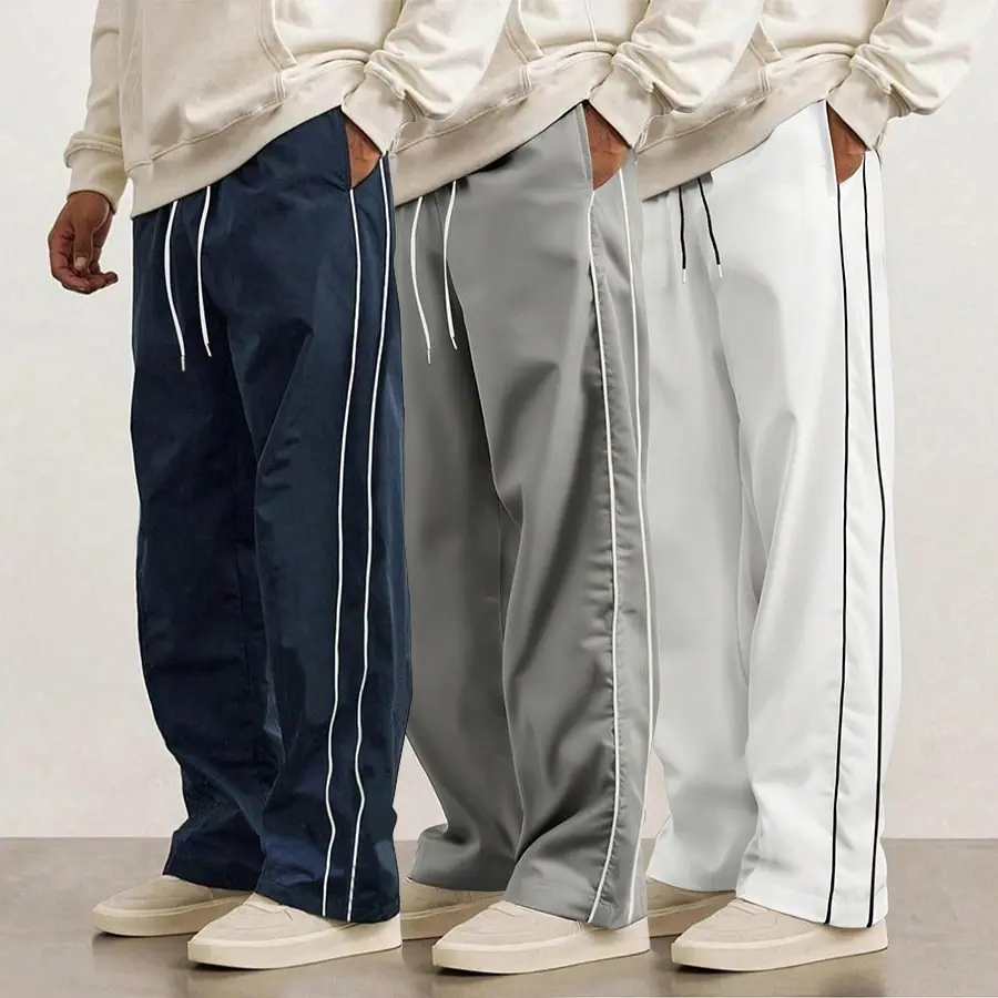 Dark blue + light gray + white