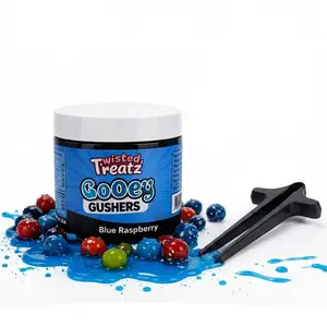 Gooey Gushers Candy in Sweet & Sour Oozie Liquid | Fruity Filled Candy Bursts