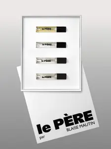 le PÈRE Layering Set - Fragrance Tester Size Bottles Featuring AFTERS, JEAN VETIVER, 1ER & OUI MONSIEUR Unisex Perfumes by Blaise Mautin