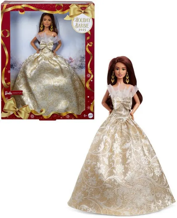 Mattel Collectible - Barbie Holiday Doll 2025, Latina  [COLLECTIBLES] Paper Doll, Collectible