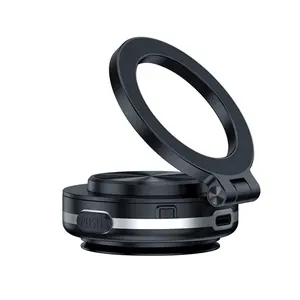 360° Rotate Phone Holder Magnetic Vacuum Adsorption Car Strong Suction Cup Mount