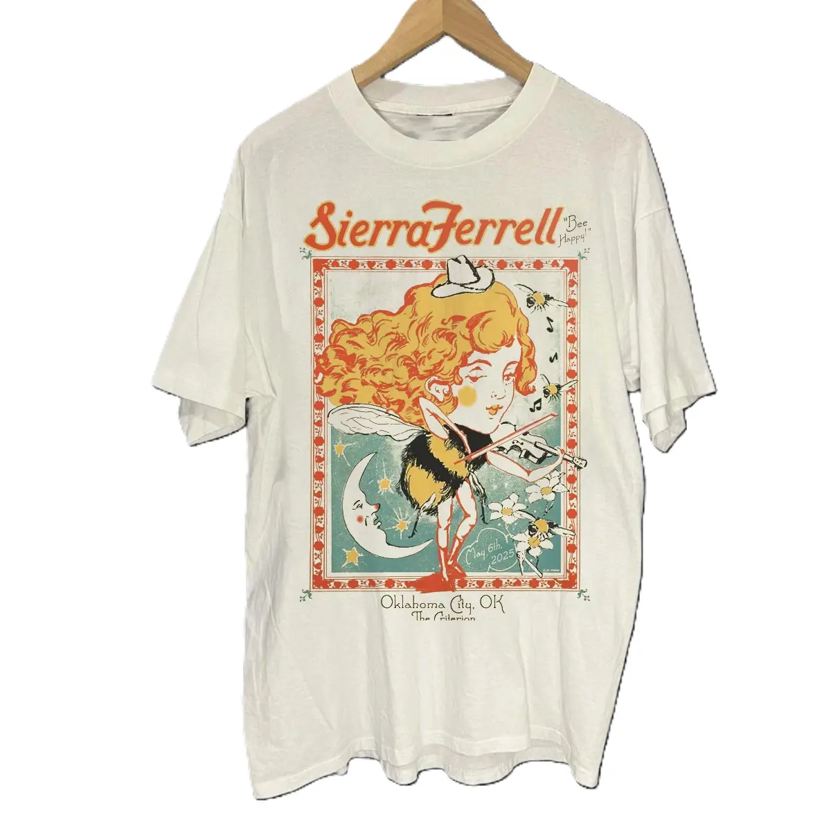 NEW Sierra Ferrell Tour 2025 Gift For Fan T-shirt, Unisex Cotton One Side T-Shirt Fabric Menswear