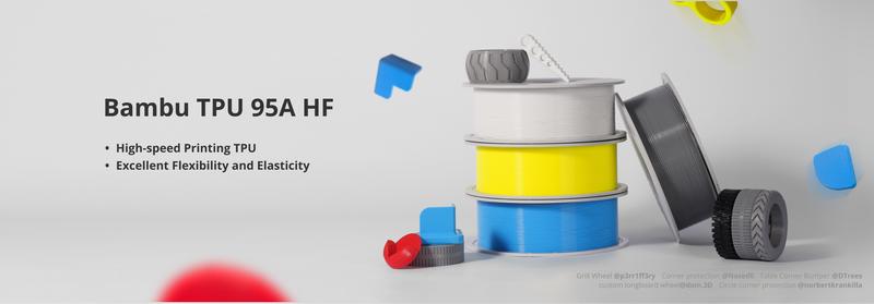 Bambu Lab TPU 95A HF, 3D Printing Filament and Materials