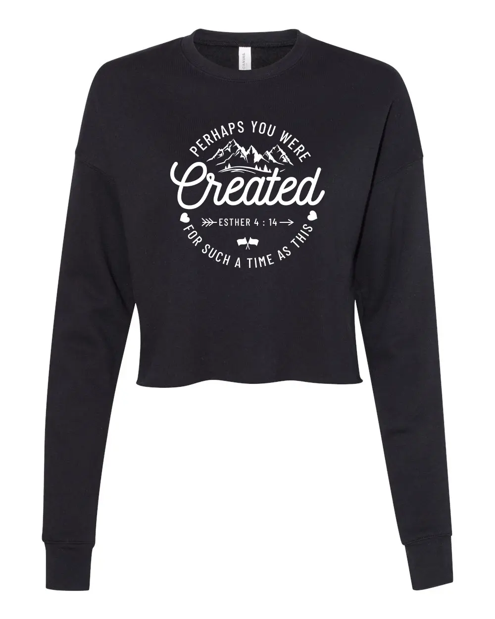 TRENZ SHIRT COMPANY Women's Christian Graphic Top with Esther 4:14 Verse, Chic Crewneck, Comfortable Faith-Based Piece for a Lady's Everyday Style