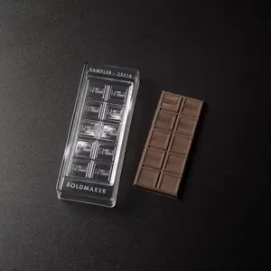 43mL Multidose™ Chocolate Bar Sample Mold - Bold Maker Logo