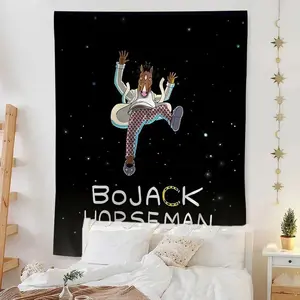 Tapestry Decor Tapestry B-BoJack Funny H-Horsemans DIY Wall Tapestry Hanging Tarot Hippie Wall Rugs Dorm INS Home Decor 60X40 Colorful Decoration