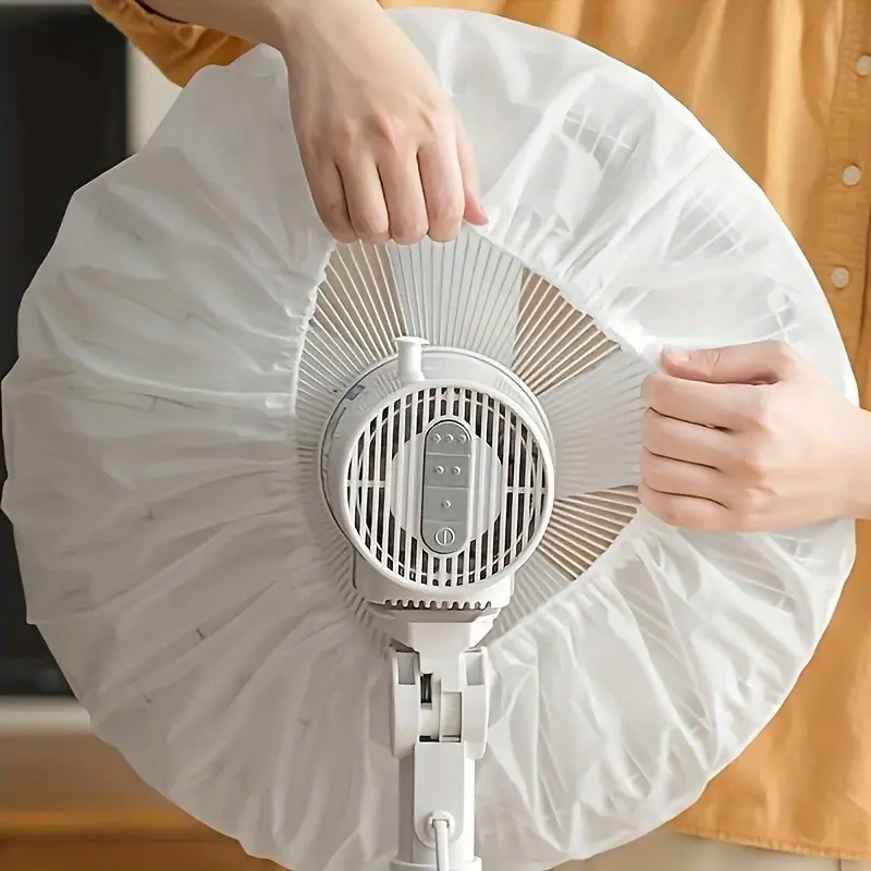 Electric fan dust cover, semi enclosed universal floor standing protective cover, waterproof and moisture-proof, washable fan cover, Machine Washable Cover