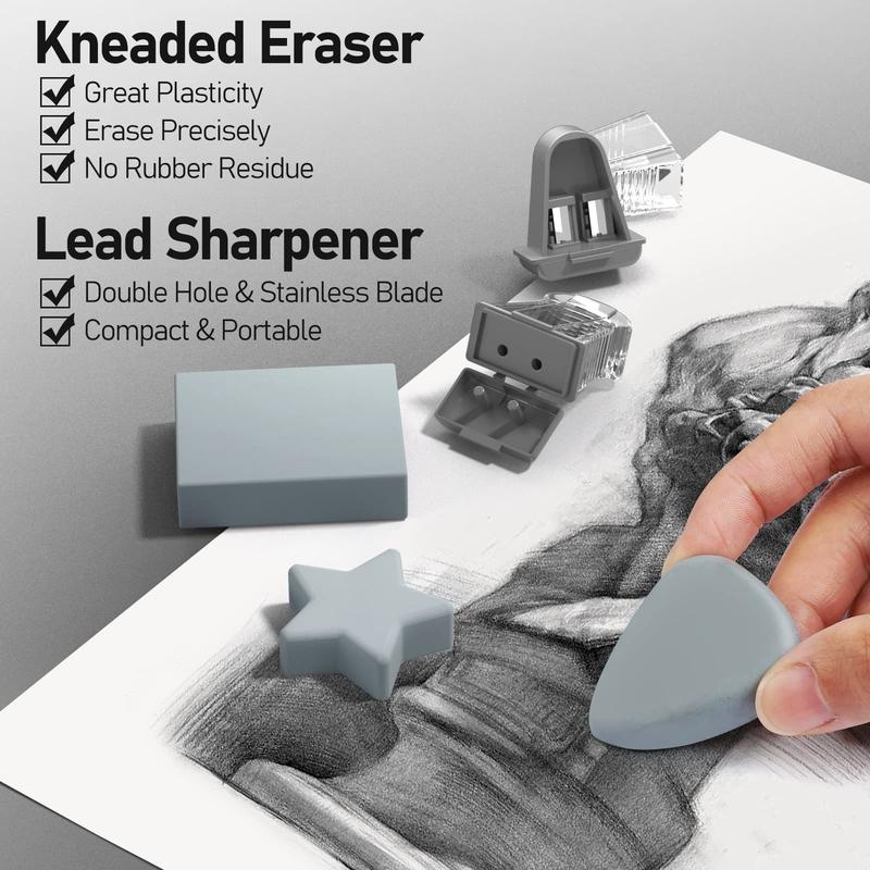 Four Candies 25PCS Mechanical Pencil Set with Case - 3PCS Metal Pencils 0.5 0.7 0.9mm, 3PCS 4B Erasers, 432PCS Graphite Leads for Writing Drawing Sketching Christmas Gifts, Stationery Writing Tools Four Candies 25PCS Mechanical Pencil Set with Case - 3PCS Metal Pencils 0.5 0.7 0.9mm, 3PCS 4B Erasers, 432PCS Graphite Leads for Writing Drawing Sketching Christmas Gifts, Stationery Writing Tools