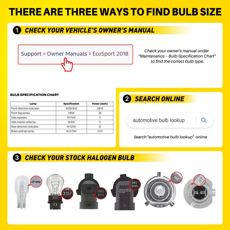 AUXITO H7 LED Headlight Bulb 18000LM 600% Brighter, H7 Headlight Bulb,6500K Cool White, 1:1 Size No Adapter Required, Pack of 2