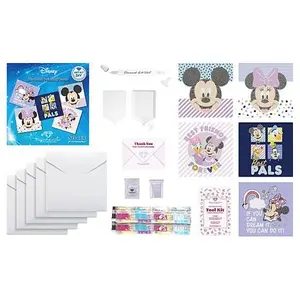 Crafts & Sewing Diamond Art Club Disney Mickey & Minnie Diamond Painting Card Kit 5pk