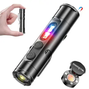 Powerful rechargeable mini flashlight, ultra-bright, long-lasting battery life, perfect for night fishing, repairs, and as a portable keychain light.