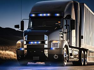 Nilight 4PCS LED Strobe lights 12V 24V Sync Feature Blue White 24LED  Hazard Warning Lights with Controller Hard Wire or Plug for Car Truck RVs Campers