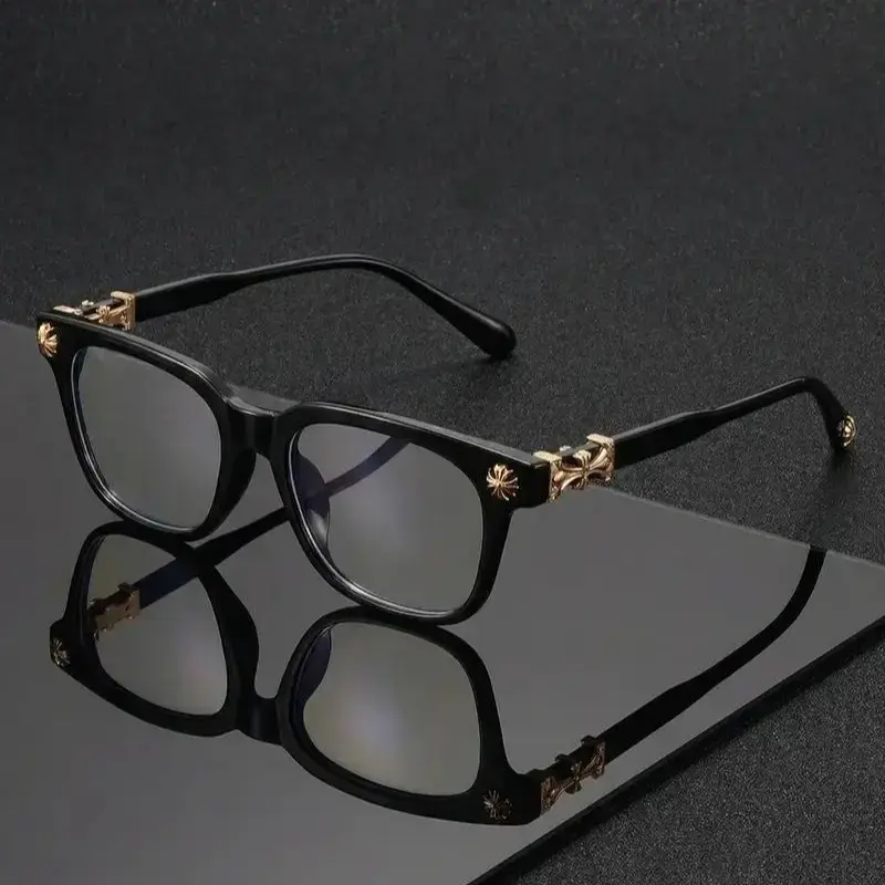 Anti Blue Glasses for Men - Stylish Trendy Square Frames Eyeglass, Fashion Accessory Eyewear, Blue Light Blocking, Ideal for Work & Daily Wear Sports Eyewear