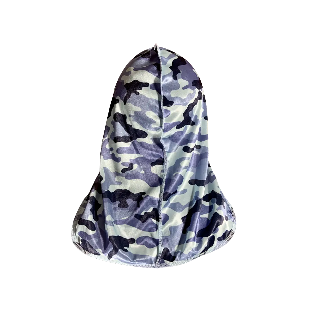 Blue Camouflage Durag