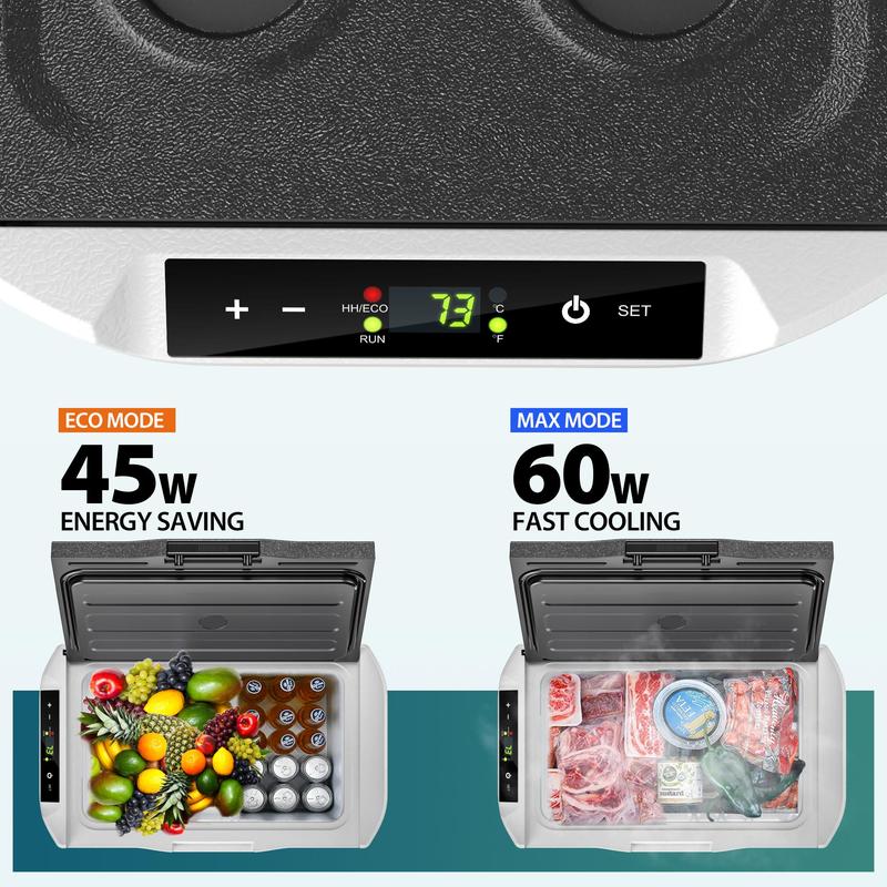 【 LIVE】EUHOMY 2025 12V Portable Refrigerator Freezer (-4℉~68℉) | 22QT(21L)/37QT(35L)/53QT(50L) Sizes, 12/24V DC & 110-240V AC Compressor Cooler | with Wheels & Baskets for Camping, Travel, Truck, RV, Boat 【 LIVE】EUHOMY 2025 12V Portable Refrigerator Freezer (-4℉~68℉) | 22QT(21L)/37QT(35L)/53QT(50L) Sizes, 12/24V DC & 110-240V AC Compressor Cooler | with Wheels & Baskets for Camping, Travel, Truck, RV, Boat