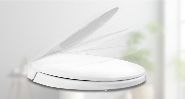 SS114 Toilet Seat Replacement Compatible with TOTO, Elongated Soft Close Toilet Seat for SS113/SS154/SS204/SS214/SS224, Transitional Heavy Duty Oval Toilet Seats, 2-Pack Toilet Bolts and Nuts, White