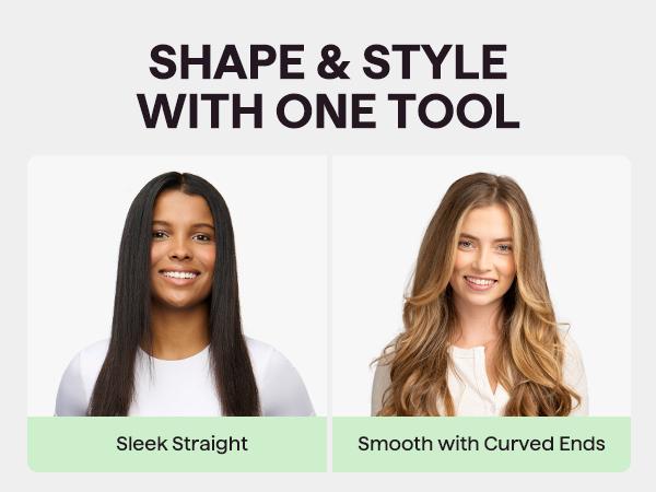 Wavytalk Steam Sesh Hair Straightener and Smooth Barrier Heat Protectant Spray Set