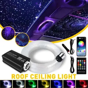 Dual Control Star Light Kit APP+24Key Remote 500pcs Fibers Multiple Effects Adjustable Brightness Speed Sound Sensitivity