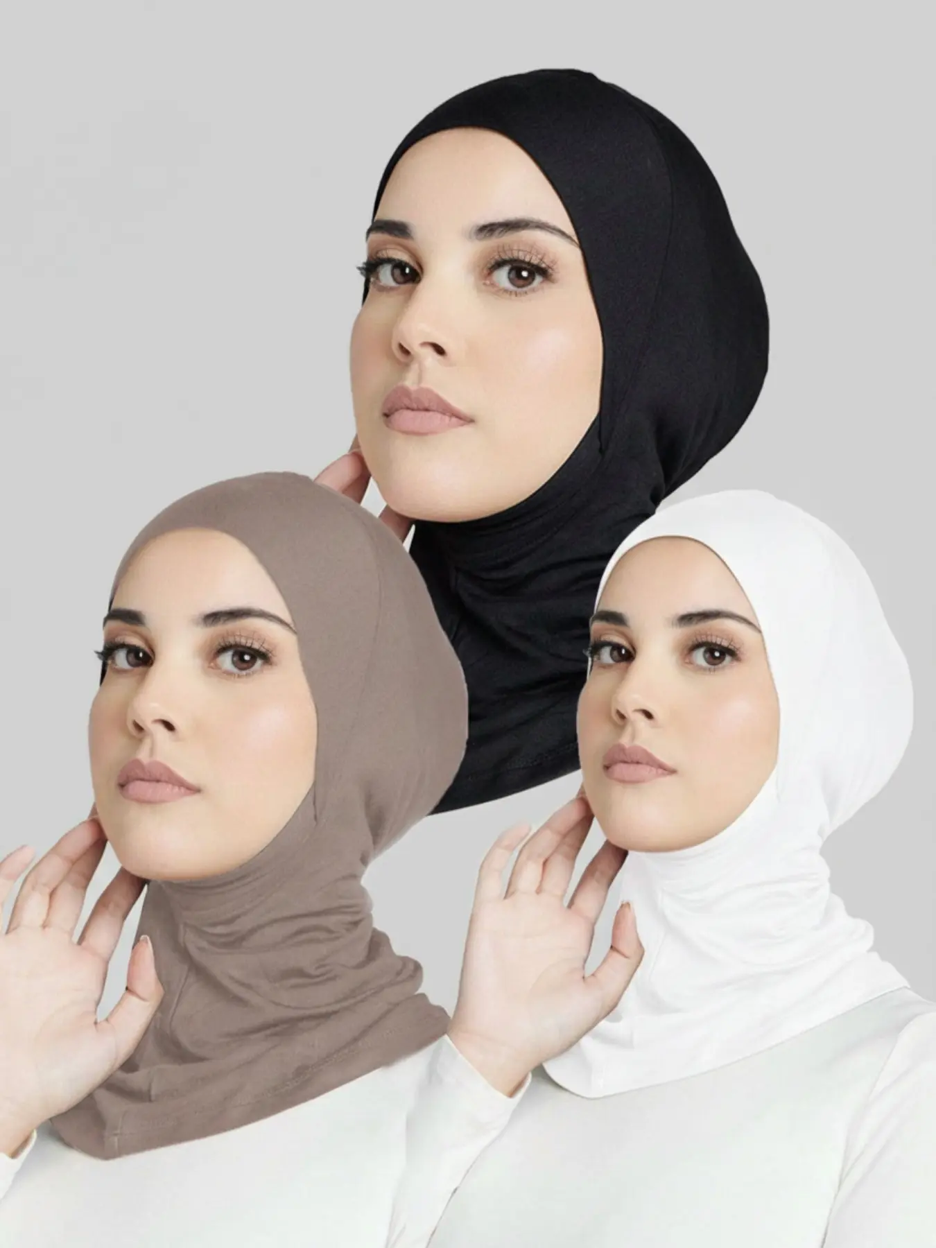 Women's Solid Color Modest Instant Hijab, Modesty Hijab, Casual Soft Comfortable Breathable Hijab for Daily Wear, Fashion Accessories for Women & Girls