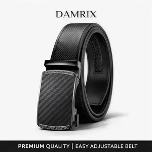 Mens Belt Leather Ratchet Easy Release Belt Dress and Casual Adjustable Belts for Men's Wear Gift Fathers Gift Christmas gifts