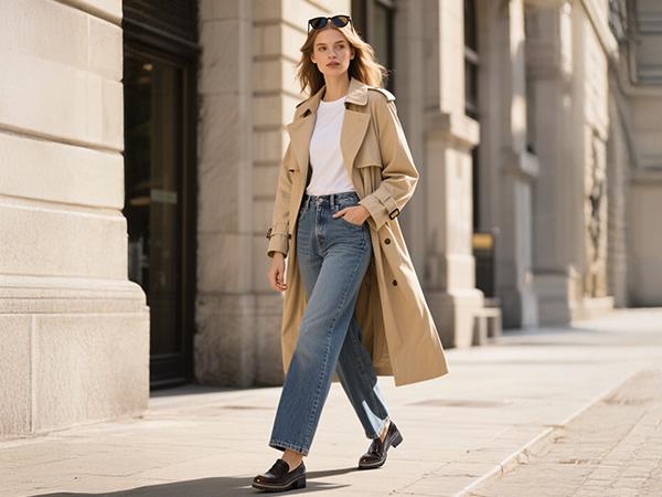 Dream Pairs Women's Round Toe Chunky Mid-Heel Slip-On Loafers - Casual PU Shoes