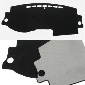 Canvcle 2007-2011 Honda CR-V Dash Mat Custom Fit Dashboard Cover UV Protection Non-Slip Sunshield Glare Reduction Black Interior Accessories Left Hand Drive