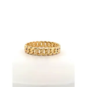 On the Ave Heavy Cuff Bracelet with Hinge Closure