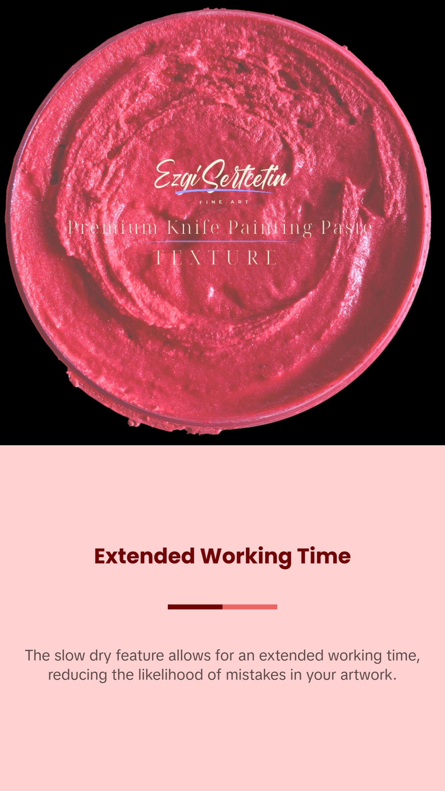 Premium Palette Knife Painting Paste|Texture Paste|Authentic Bright Colors|Ready to Use|Easy to Apply| 6oz