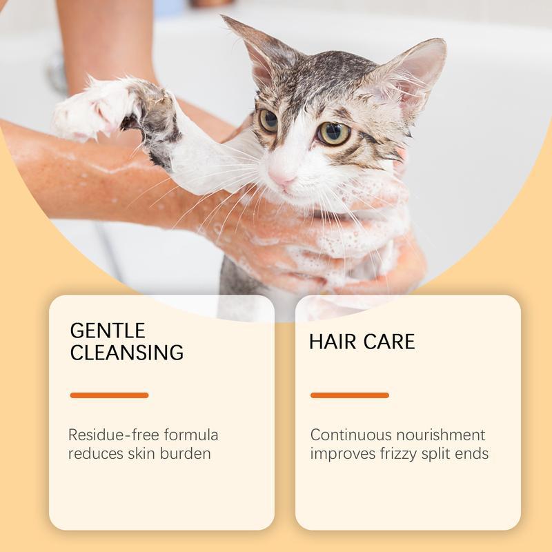 Pet Shampoo (300g) Is A Gentle And Cleansing Shampoo That Makes The Fur Of Pet Cats And Dogs Smooth And Free Of Tangleslitter pellets, spray, litter tray, litter box, removal