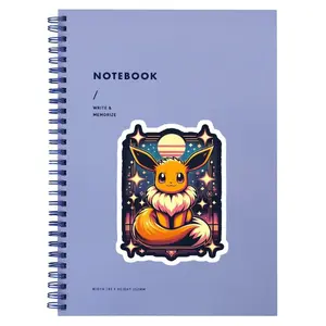 Poke Water Eevee Sticker: Waterproof Matte Decal for Laptop, Water Bottle Sticker, Window Vinyl Car Decals Anime Poke Stickers