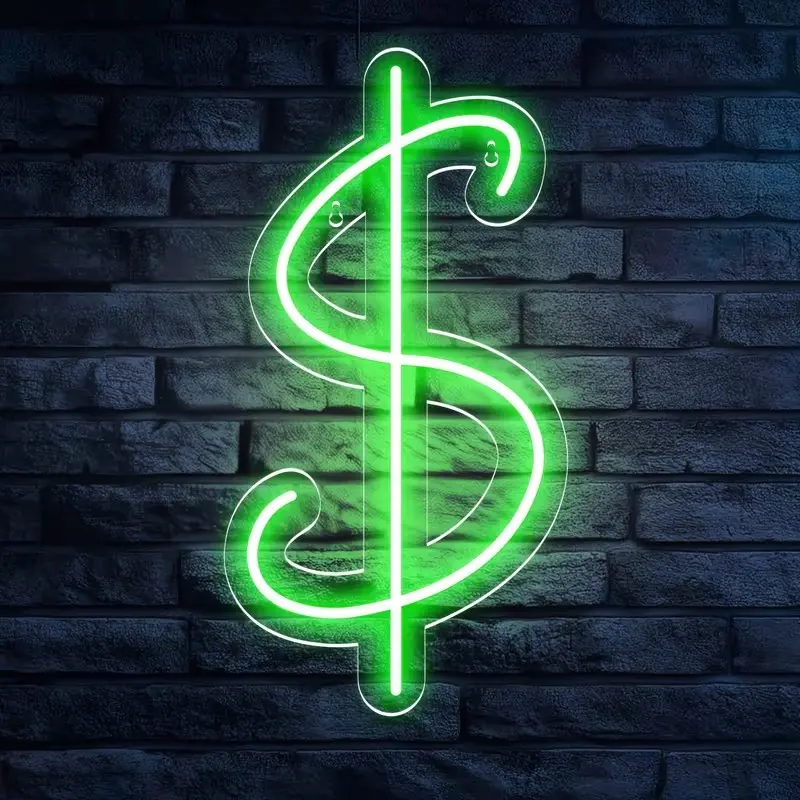 Personalized Letter Neon Sign, LED Wall-Mounted Neon Light, Furniture Decoration Lamp, USB Powered, Suitable for Shops, Cafes, Restaurants