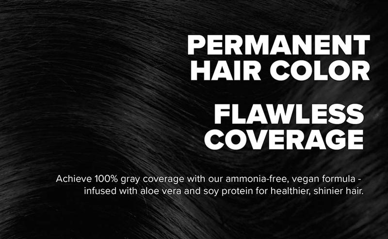 Splat Jet Black Permanent Hair Color - Bold Fade-Resistant Black with Aloe Vera & Soy Protein for Deep Intense Color and Long-Lasting Results