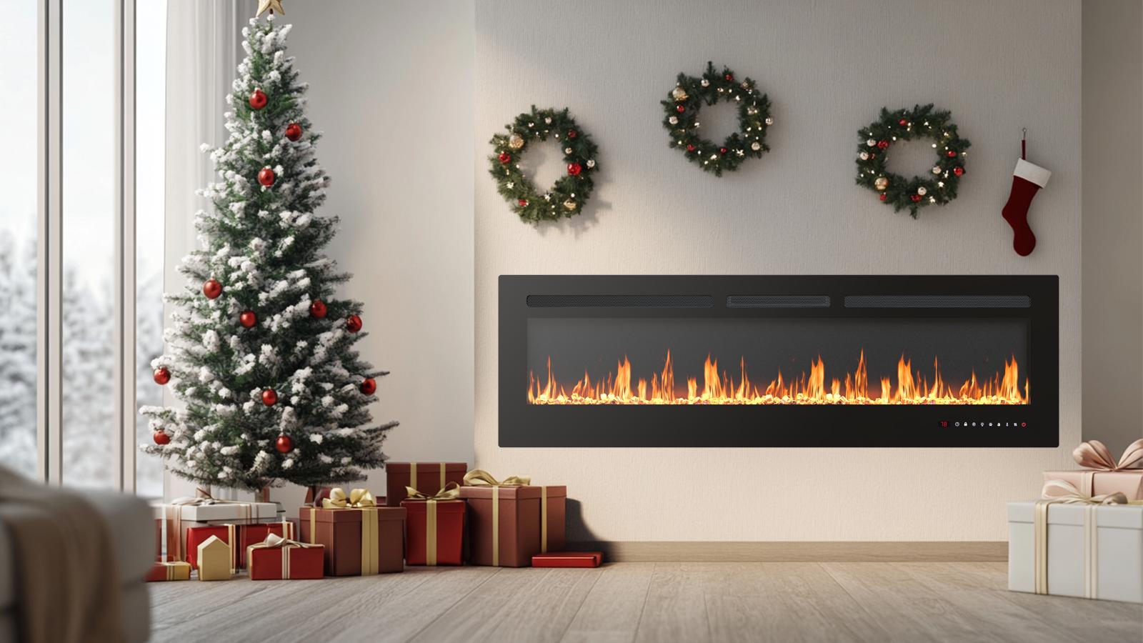【Deal】Electric Fireplace Insert, 1500W Wall Mounted & Recessed Fireplace, Freestanding Fireplace Heater with Remote & Touch Panel Control, Adjustable Flame Effect, 12H Timer for Indoor use 【Deal】Electric Fireplace Insert, 1500W Wall Mounted & Recessed Fireplace, Freestanding Fireplace Heater with Remote & Touch Panel Control, Adjustable Flame Effect, 12H Timer for Indoor use