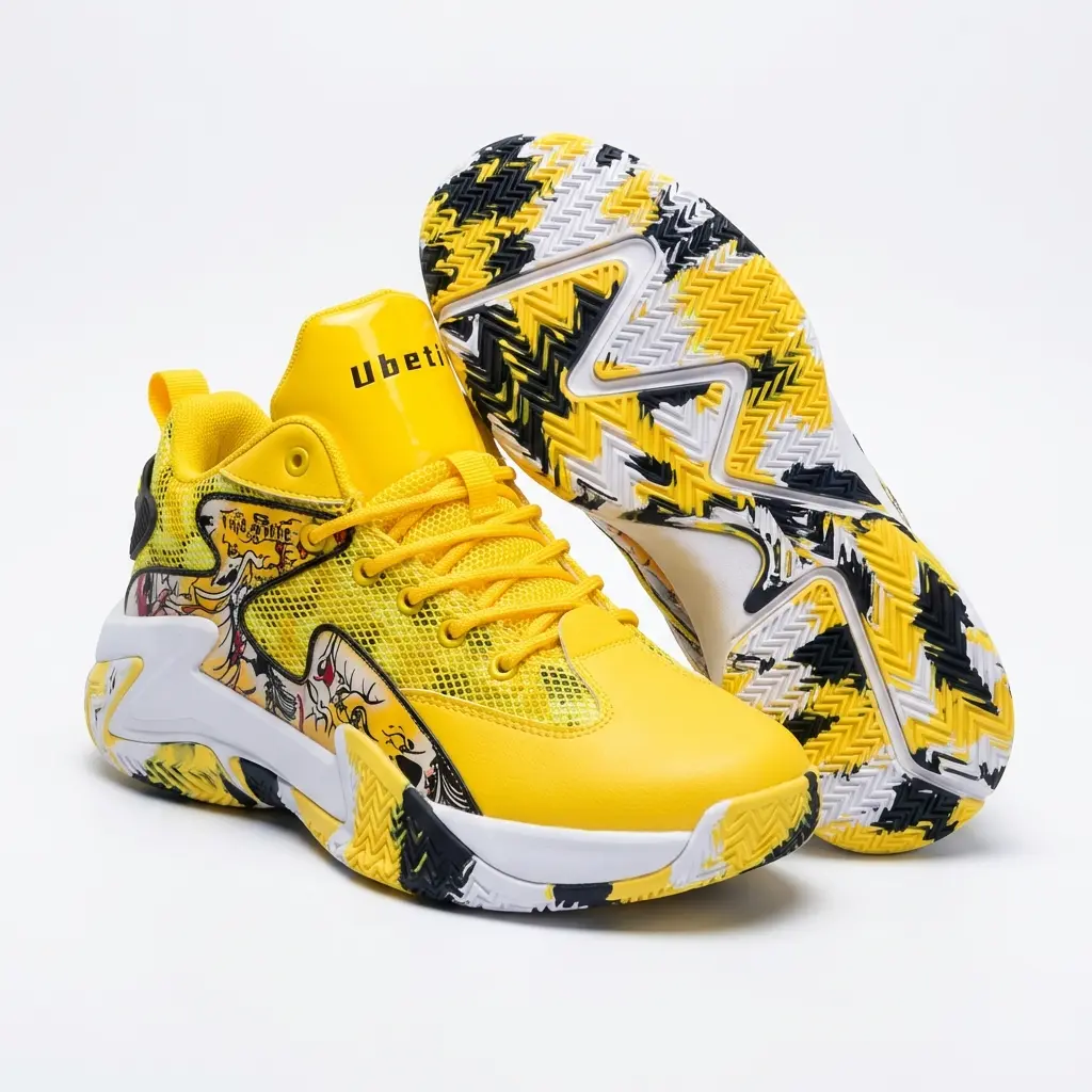 Men's Fashion sports shock absorbing rebound basketball shoes,breathable, anti slip, wear resistant sports shoes with lacing deesign, Perfectfor Students and Outdoor Sport Runner Closed Sports Shoes Walking Shoes Casual Training Footwear tiktokshopbacktos