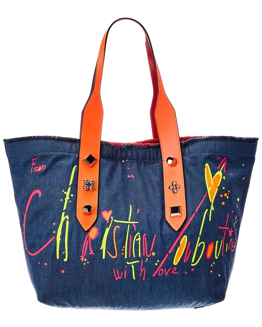 Christian Louboutin Canvas & Leather Tote