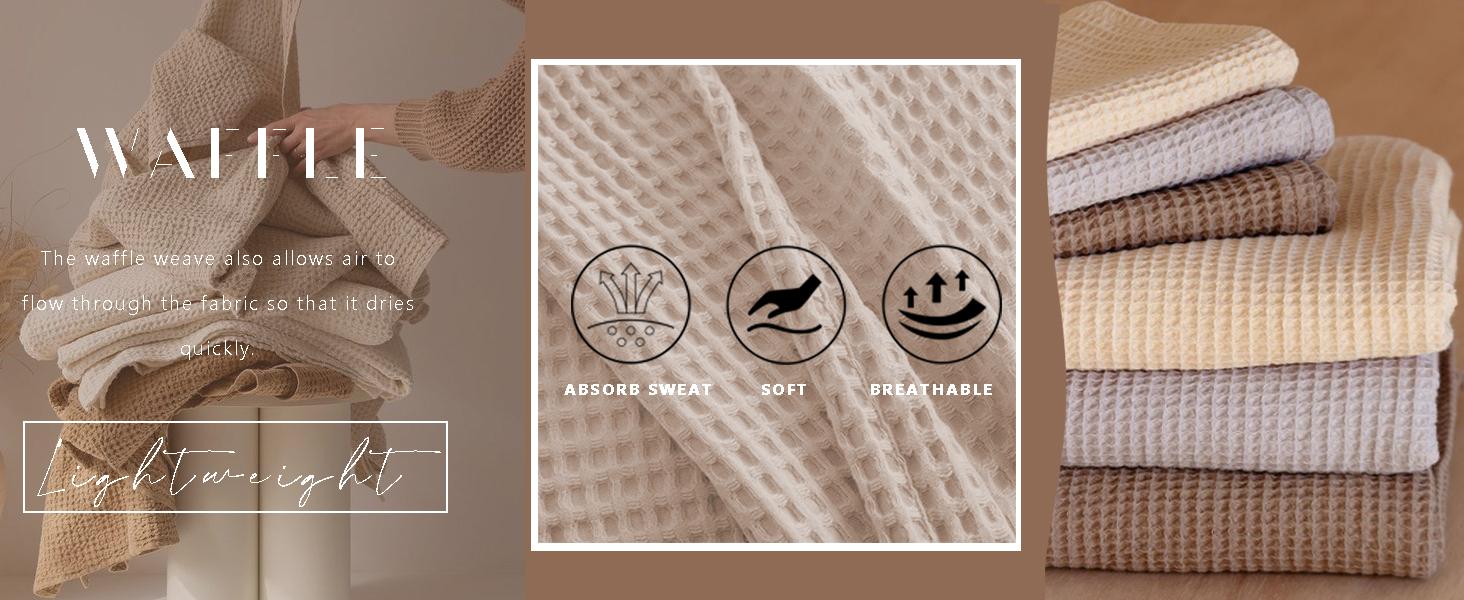 EKOUAER Womens Waffle Knit  Sets Long Sleeve Top and Shorts Matching Lounge Set Loungewear Sweatsuit with Pockets