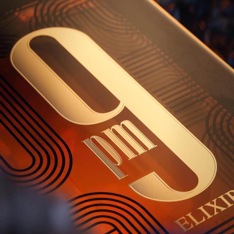 9 PM Elixir Unisex Extrait de Parfum 3.4 Fl. Oz 100ml Intense Long-Lasting Spicy-Woody-Amber Scent Profile Ultra-Concentrated Fragrance