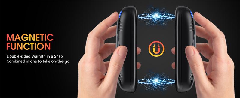 Hand Warmers Rechargeable 4 Pack,10000mAh Portable Reusable Hand Warmer,USB Rechargeable Hand Warmer 3 Heat Levels Up To 55°C For Raynauds,Outdoor,Camping,Women Mens Gifts