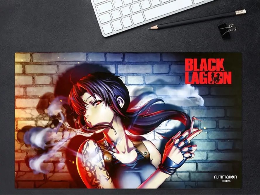 Black Lagoon Anime Playmat (Large Mousepad) Officially Licensed [Choose your Design]