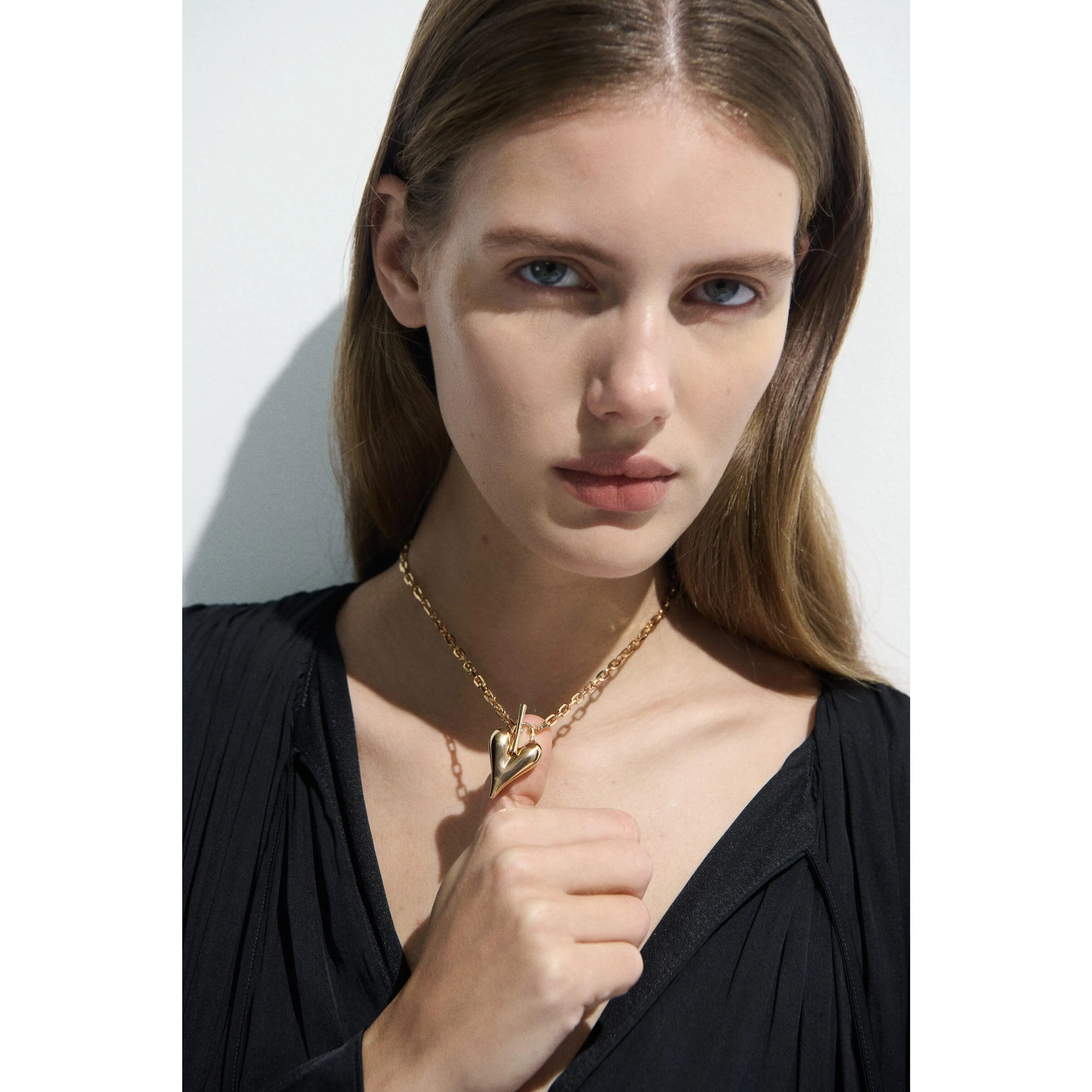 H&M Heart-pendant chain necklace