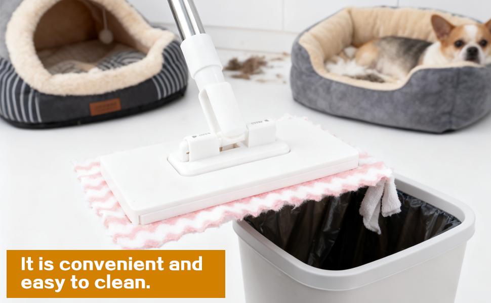 Mini Reusable Clamp Mop – Multi-Functional, Secure Hold for Paper Towels, Rags, and Wipes, Includes 10 Cloths for Easy and Versatile Cleaning, Ideal for Lazy Person's Use.HY Mini Reusable Clamp Mop – Multi-Functional, Secure Hold for Paper Towels, Rags, and Wipes, Includes 10 Cloths for Easy and Versatile Cleaning, Ideal for Lazy Person's Use.HY