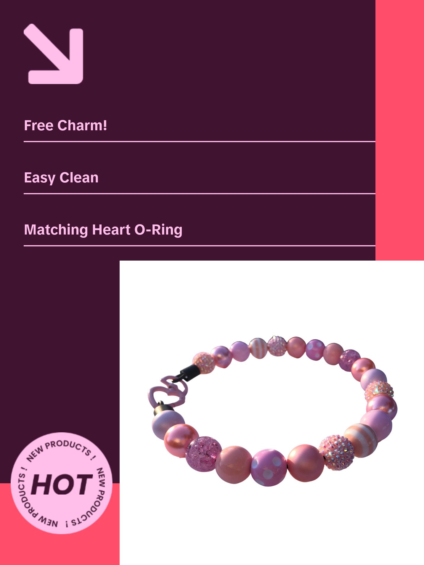 Peachy Pink Beaded Dog Collar | Custom | Durable Dog Necklace | Coral & Light Pink Bead Collar for Dogs | Puppy Pearls | Pearl Collar Peachy Pink Beaded Dog Collar | Custom | Durable Dog Necklace | Coral & Light Pink Bead Collar for Dogs | Puppy Pearls | Pearl Collar