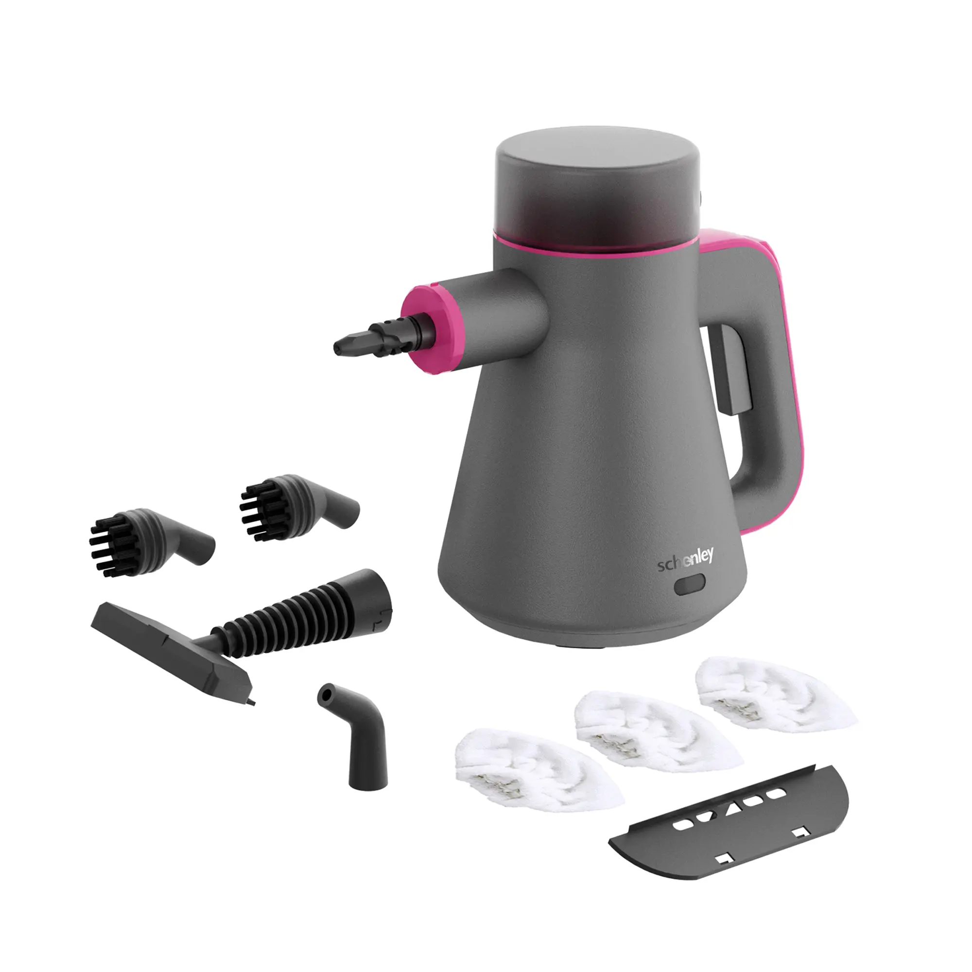 Schenley Handheld High-Pressure Steam Cleaner, Portable Steam Cleaner with Multi-Surface Kits Included, Multi-Purpose Steam Cleaner for Cleaning Upholstery, Grout, Tile and Car