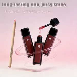 2-in-1 Lip Stain & Oil Combo: Hydrating Color & Nourishing Shine | Plumping, Long-Lasting & Non-Sticky | Universal Shades for All | Spring Party Essential & Gift