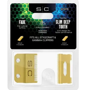 StyleCraft Slim Deep Tooth Fade Trimer Blade | SC521G