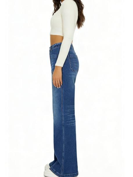 Women Wide Leg Jeans High Waist Baggy Jeans Loose Boyfriend Jeans Denim Pants Y2K