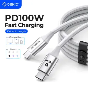 ORICO PD Charging Cable Fast Charging PD100W USB C TO C Cable for iPhone15-17 Pro Max - CDX