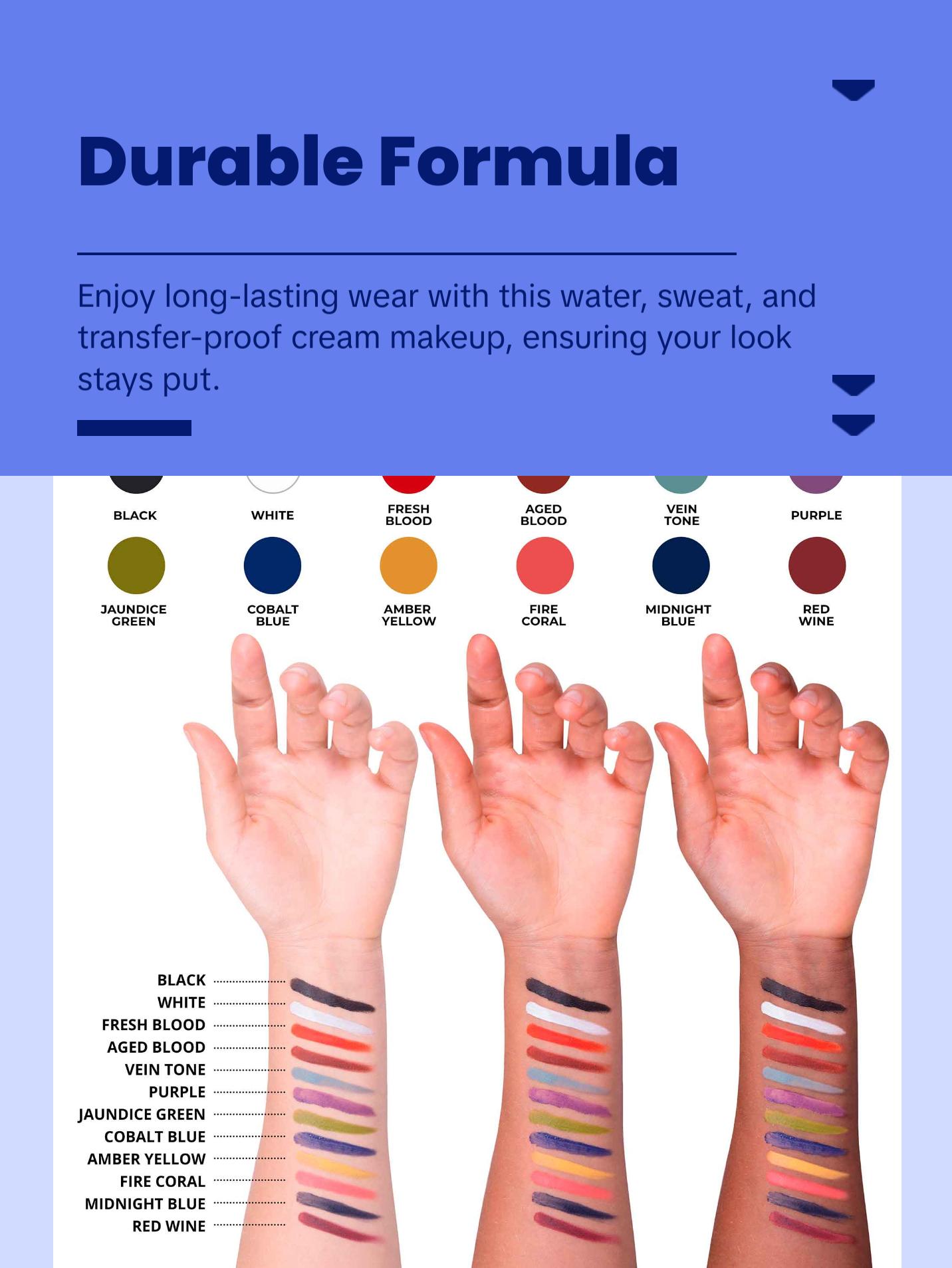 Quick Drying Primary FX Cream Makeup Palette