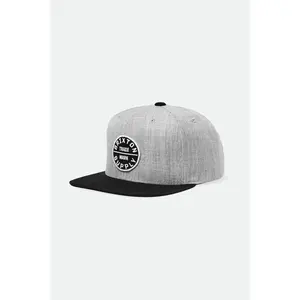 Oath III Snapback - Light Heather Grey/Black